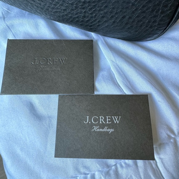 Nwot JCrew Collection Black Leathr Leopard Calf Hair Signet Flap Crossbody Bag - Picture 9 of 10